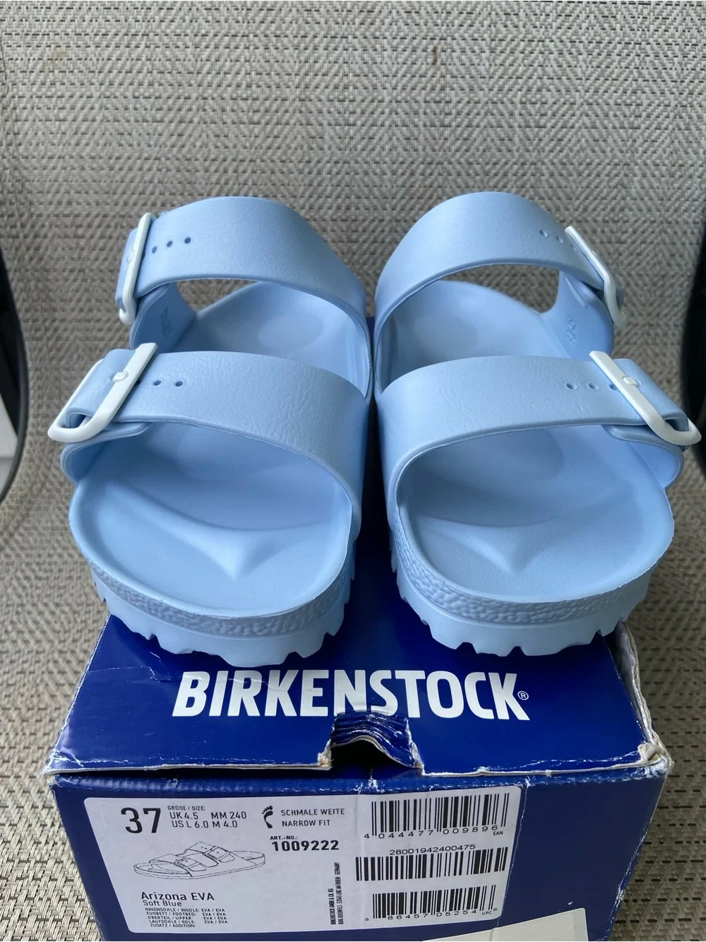 Birkenstock adjustable strap pastel